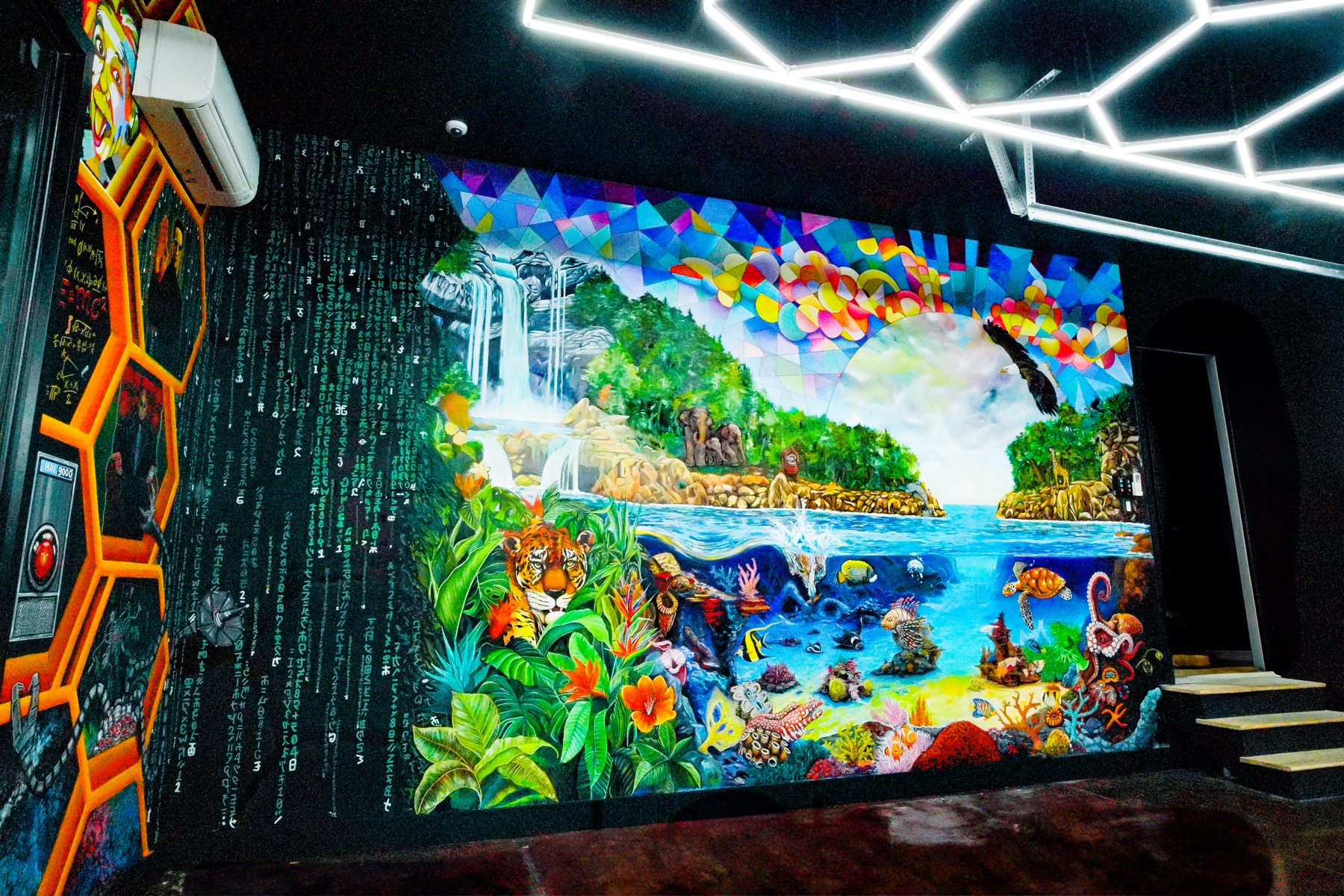Garage mural wide