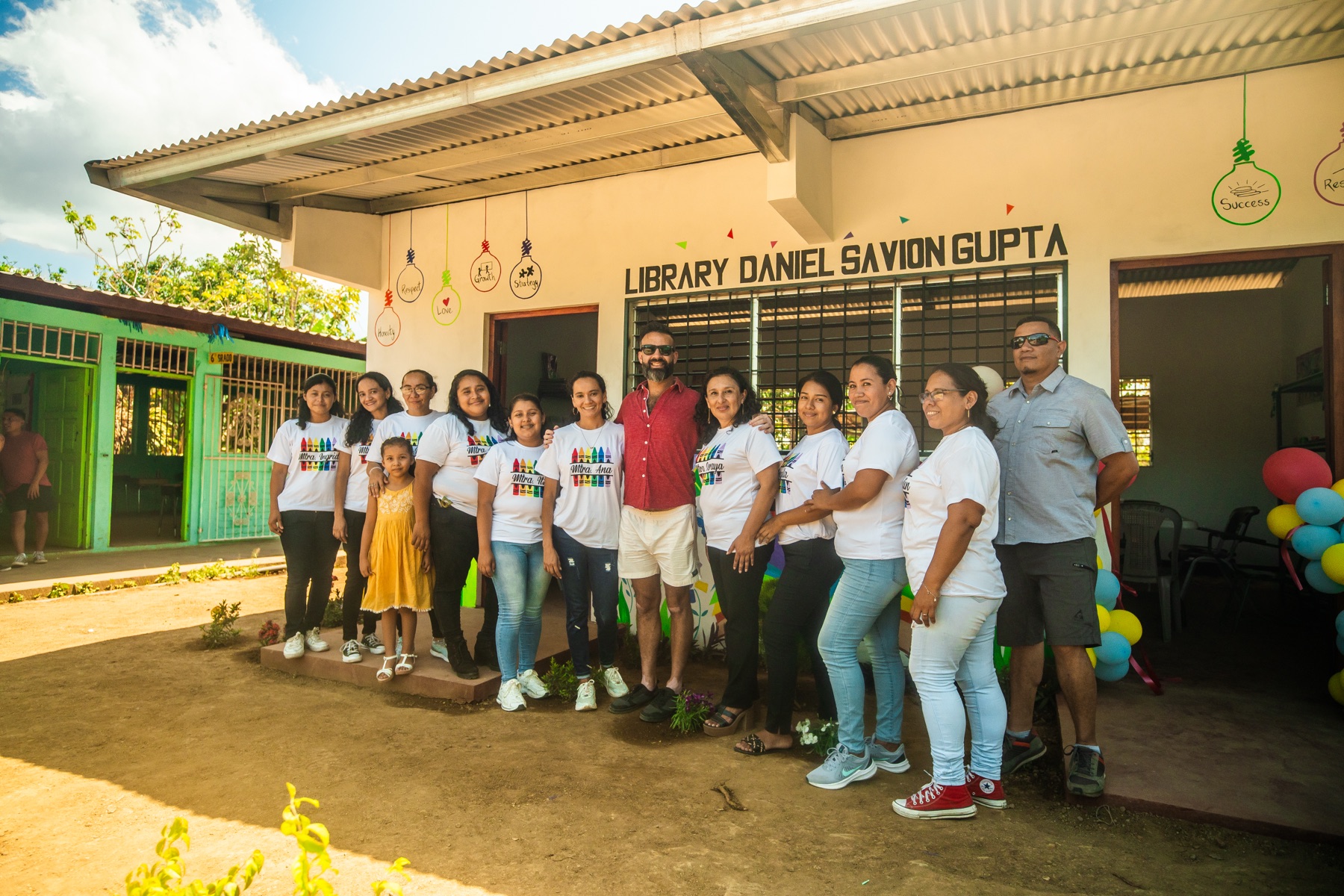 Library built in Nicaragua
